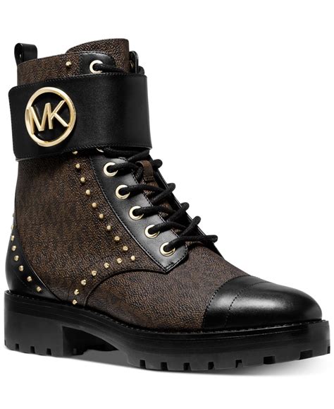 michael kors boots black brown|brown waterproof Michael Kors boots.